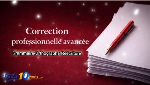 Correction avancée Pro